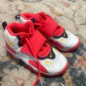 Nike Kids Red, White, and Black Sneakers